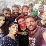 Holi celebration