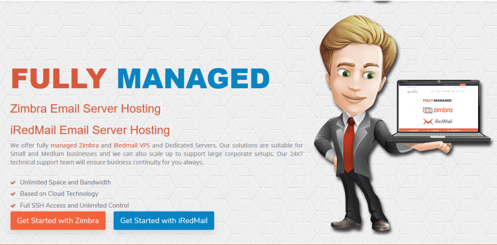 Fully Managed Zimbra Email Server Hosting
Fully Managed iRedmail Email Server Hosting