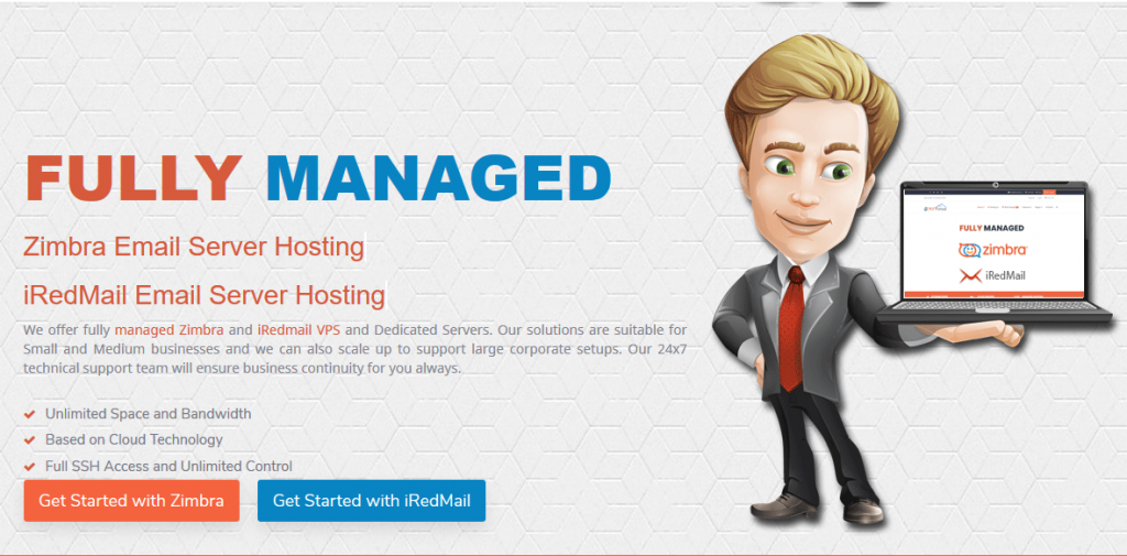 Fully Managed Zimbra Email Server Hosting

Fully Managed iRedmail Email Server Hosting